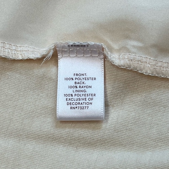 Tank Top Lauren Conrad Floral Crochet Lace Trim Metallic Gold‎ Print Sz L EUC - Picture 12 of 13